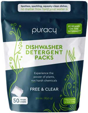 Puracy Platinum Dishwasher Detergent Pods