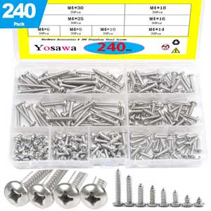 Yosawa Self Tapping Screws For Plastic