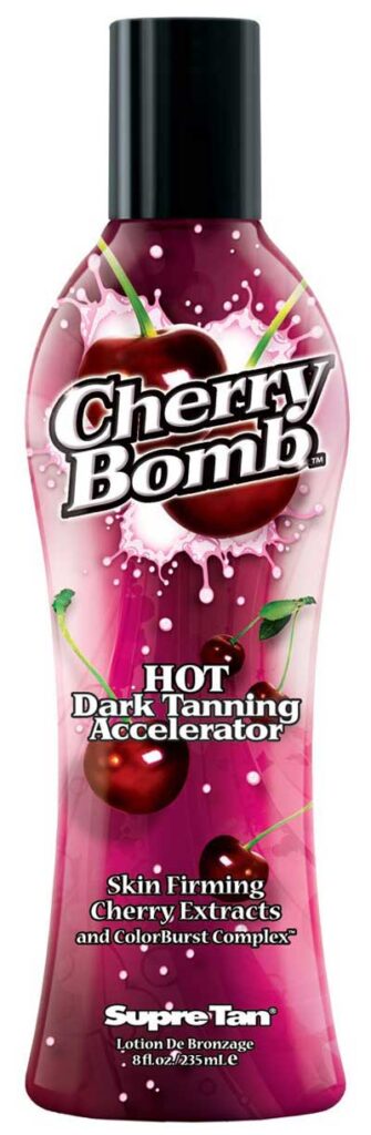 Supre Cherry Bomb Red Hot Dark Accelerator Tanning Lotion