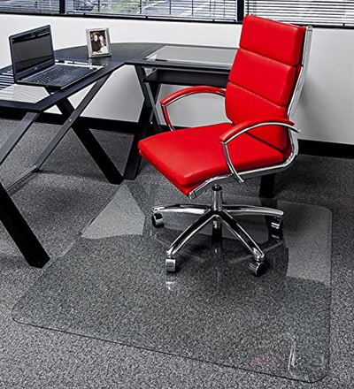 Premium Glass Chair Mat for Carpet or Hard Floor