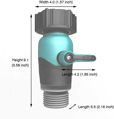 2wayz Garden Hose Shut Off Valve