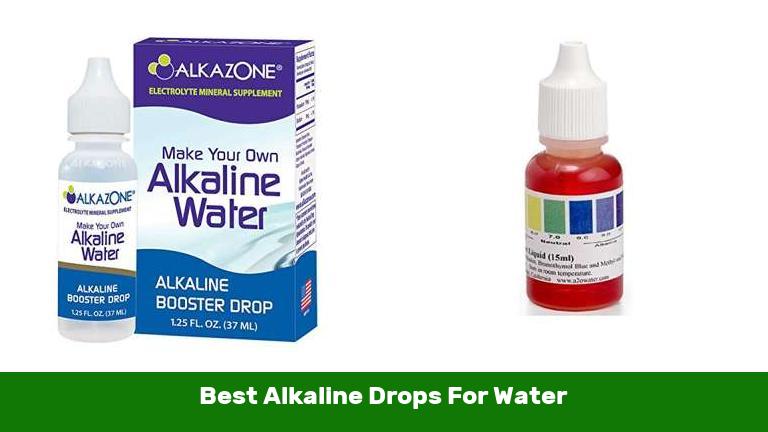 Best Alkaline Drops For Water