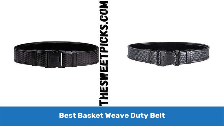 Best Basket Weave Duty Belt