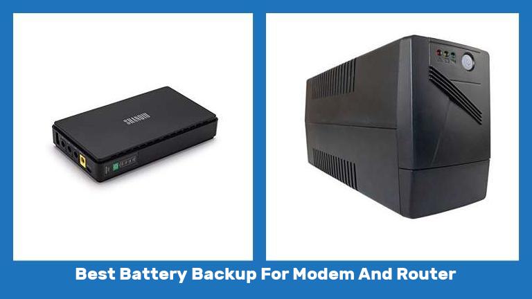 Best Battery Backup For Modem And Router