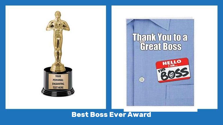 Best Boss Ever Award