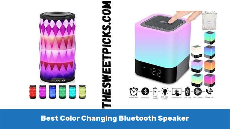 Best Color Changing Bluetooth Speaker