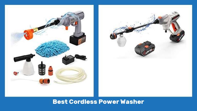 Best Cordless Power Washer