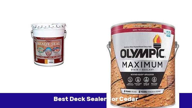 Best Deck Sealer For Cedar