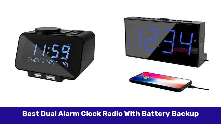 Best Dual Alarm Clock Radio With Battery Backup