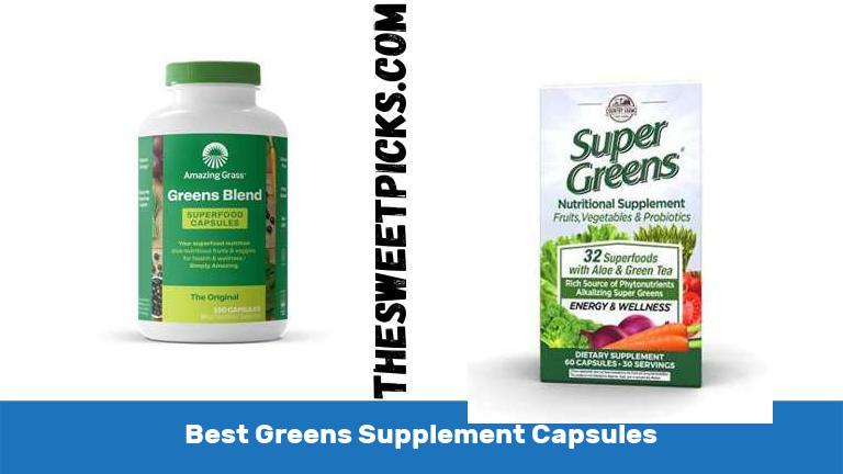 Best Greens Supplement Capsules