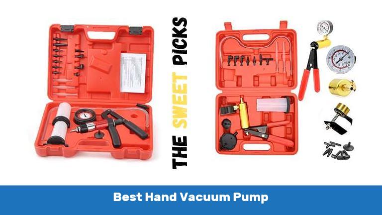 Best Hand Vacuum Pump