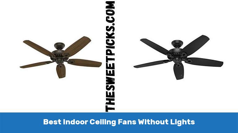 Best Indoor Ceiling Fans Without Lights