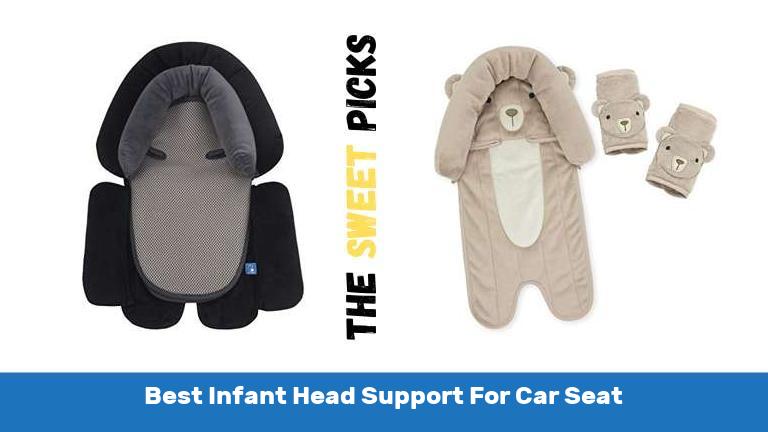 Travel Bug 2-in-1 Baby Head Support With Strap Covers - Universal Fit For Car Seats, Strollers & Bouncers