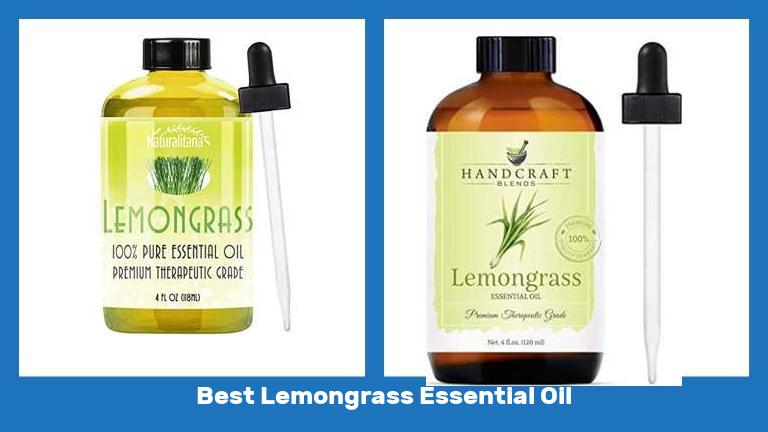 Best Lemongrass Essential Oil