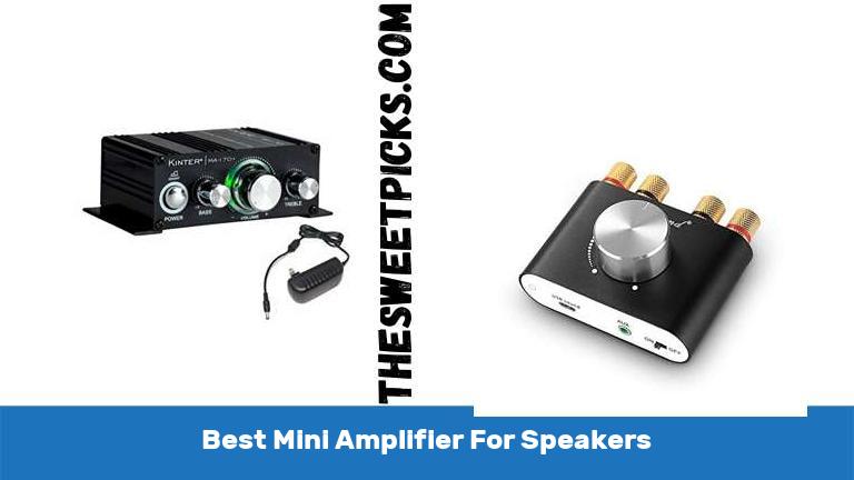 Best Mini Amplifier For Speakers