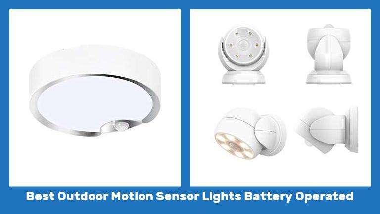 Best Outdoor Motion Sensor Lights Battery Operated