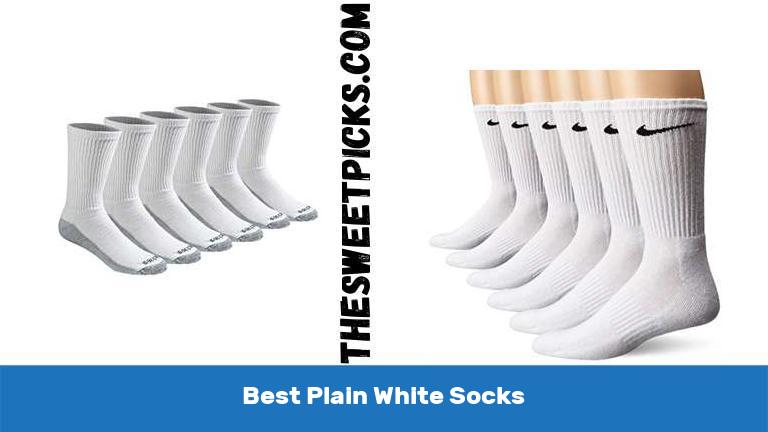 Best Plain White Socks