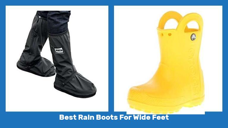 Best Rain Boots For Wide Feet