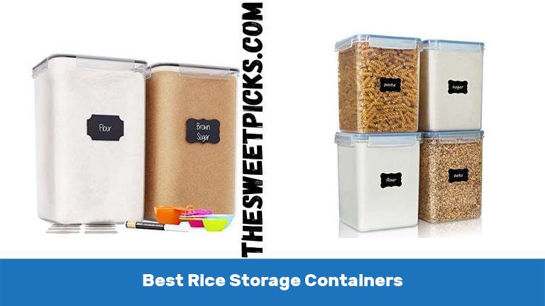 Best Rice Storage Containers