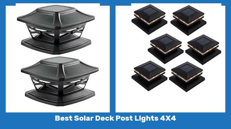 Best Solar Deck Post Lights 4X4