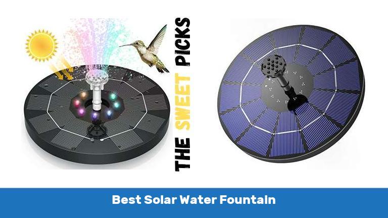 Best Solar Water Fountain