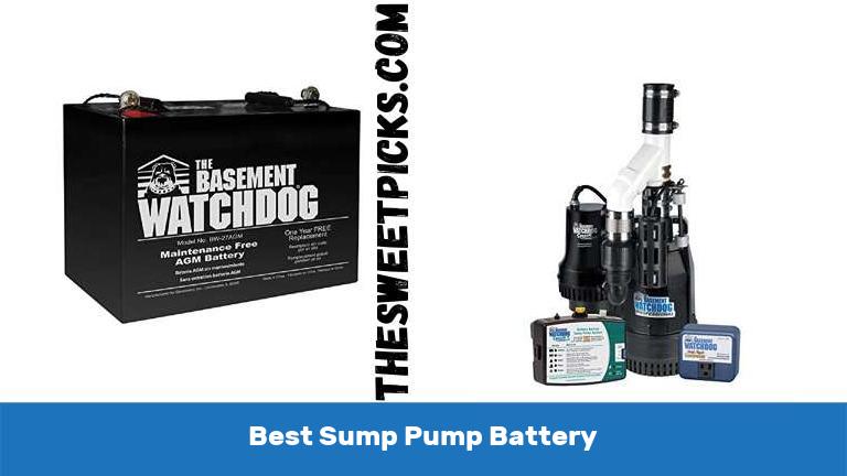 Best Sump Pump Battery