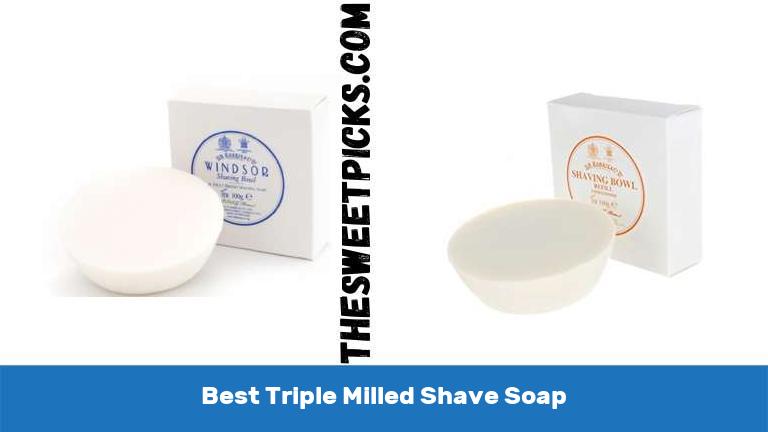 Best Triple Milled Shave Soap