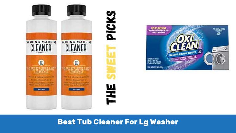 Best Tub Cleaner For Lg Washer