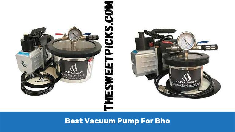 Best Vacuum Pump For Bho