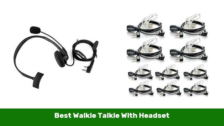 Best Walkie Talkie With Headset